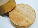 14/4 X 5" DIAMETRE FIGURED MAPLE BOWL BLANK A
