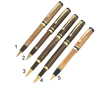 Stylos-bille, plume et porte-mini Parker classic