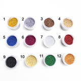 Paillettes de couleur en Polyester - EcoPoxy
