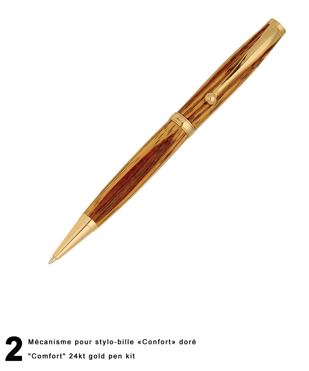 "Comfort" style pens kit - "Twist" mechanism