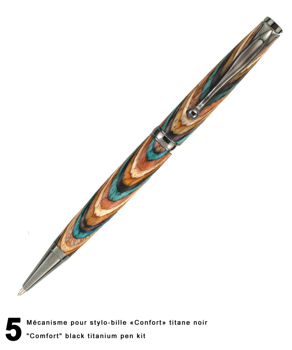 "Comfort" style pens kit - "Twist" mechanism