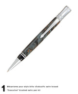 "Executive" style pens kit - "Twist" mechanism