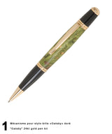 "Gatsby" style pens kit - "Twist" mechanism