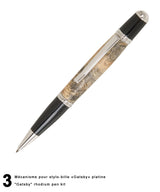 "Gatsby" style pens kit - "Twist" mechanism