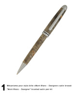 "Mont-Blanc - Designer" style pens kit - "Twist" mechanism