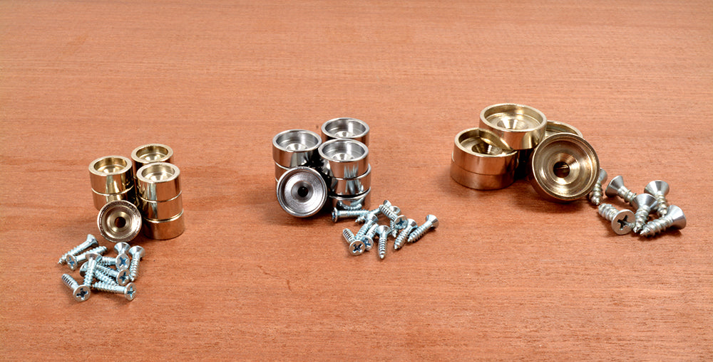 Zinc-plated cups for magnets