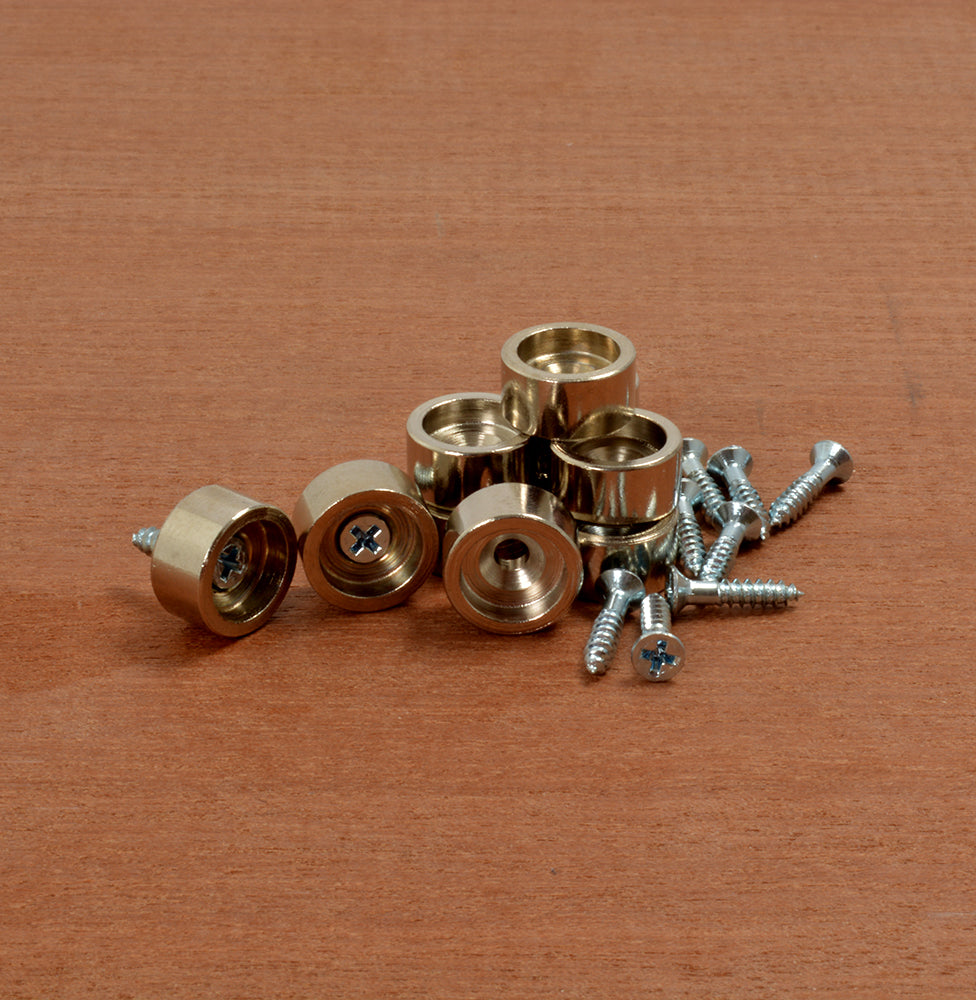 Zinc-plated cups for magnets