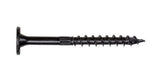 Black 3 1/2" structural wood screw