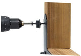 Black 3 1/2" structural wood screw