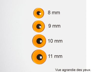 Yeux d'oiseaux jaune paille n°112