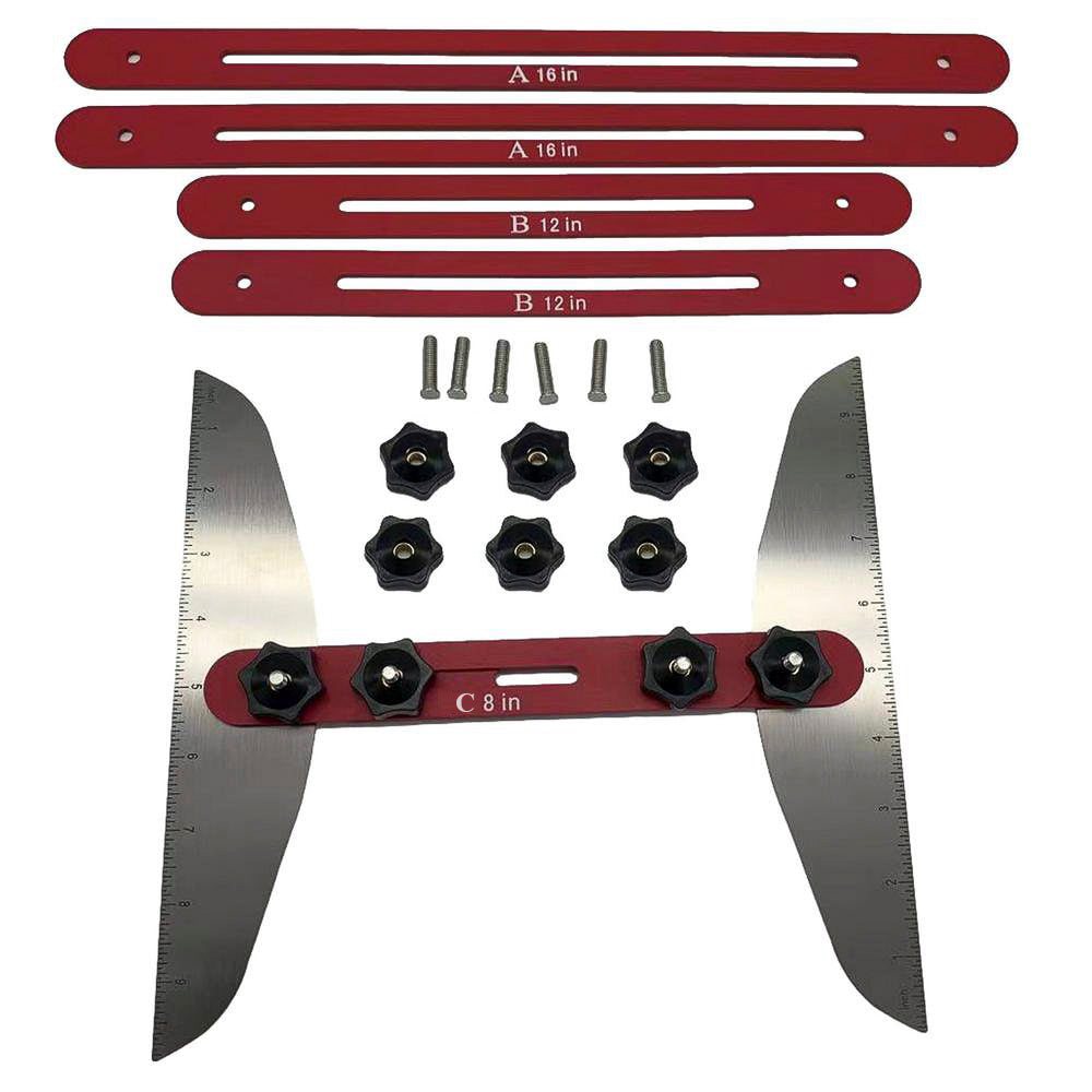 Adjustable stair tread jig (11 1/2" A 60 1/2")