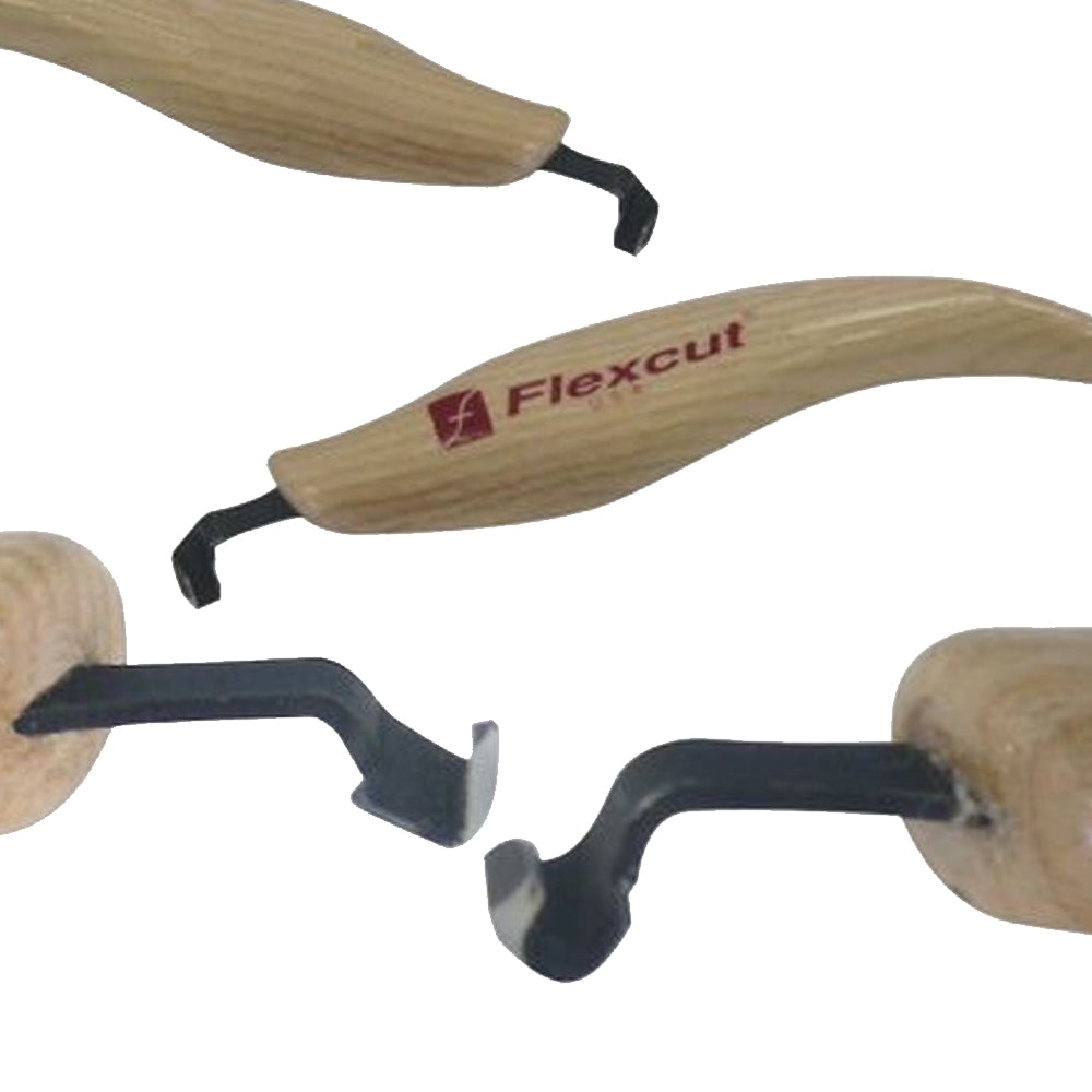 Gouge de sculpture à évider Scorps - Main droite et gauche - Flexcut