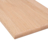 Red Oak Stair Tread - 1 1/16" x 10 1/2" - Bullnose Front and One Side