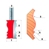  Cornice router bit - Freud