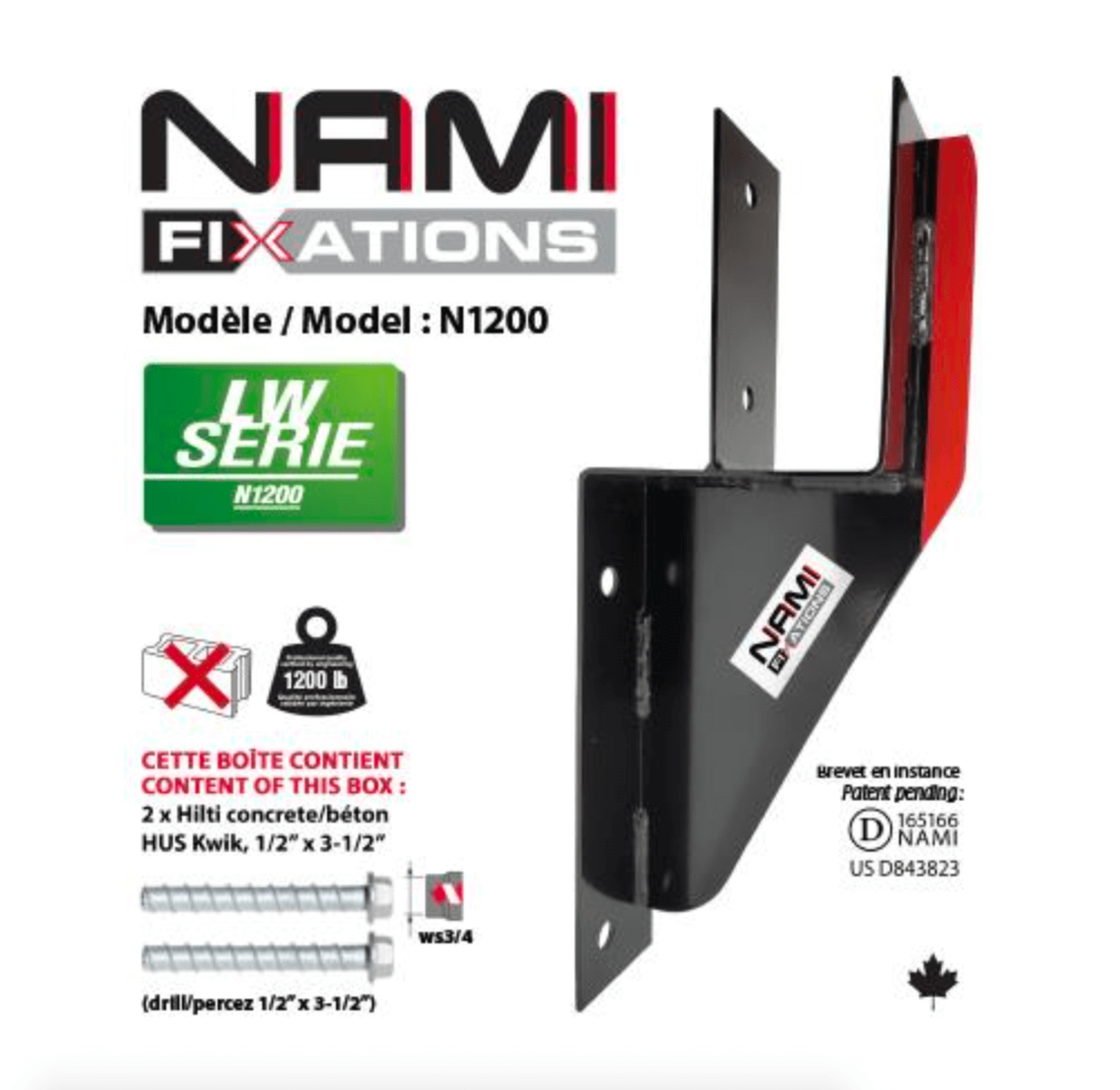 Support de solin Namifix - N1200