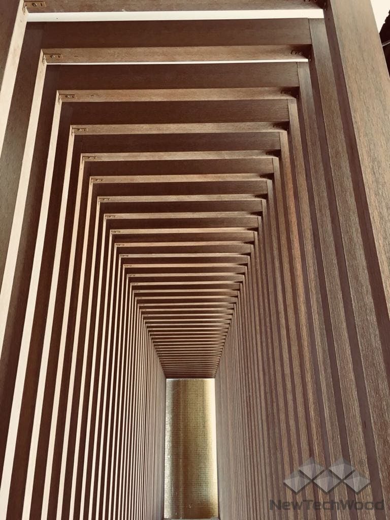 Composite Beam End Cap RED CEDAR - NewTechWood