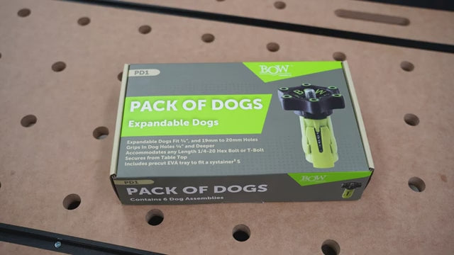 Expandable dogs 2/pkg - Bow