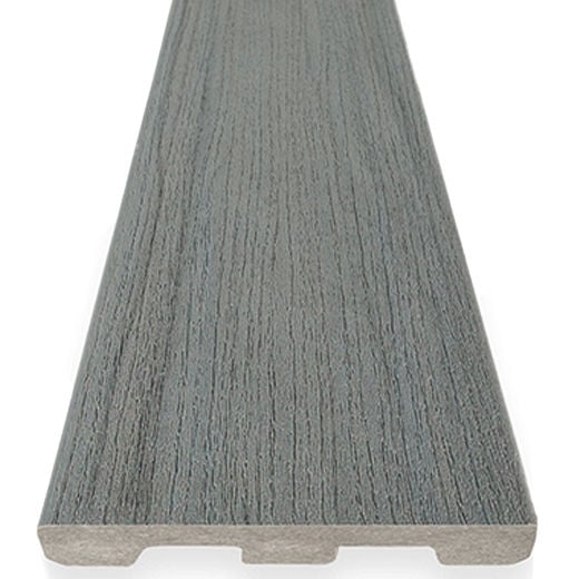 Planche de terrasse rainurée en Composite 1" x 6" TimberTech Prime+ - Sea Salt Gray