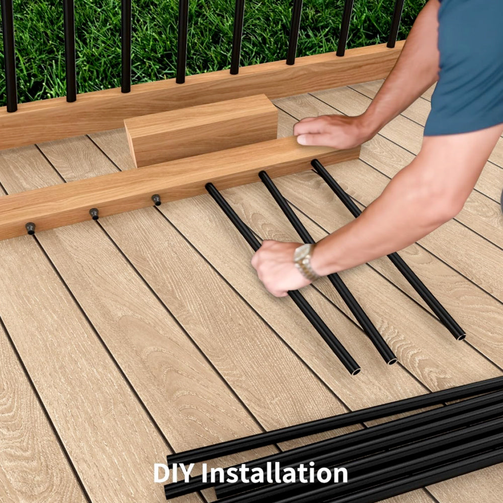 Connectors for Estate Balusters Black 20/pkg - Deckorators