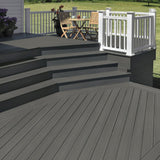 Planche de terrasse rainurée en Composite 1" x 6" TimberTech Prime+ - Sea Salt Gray