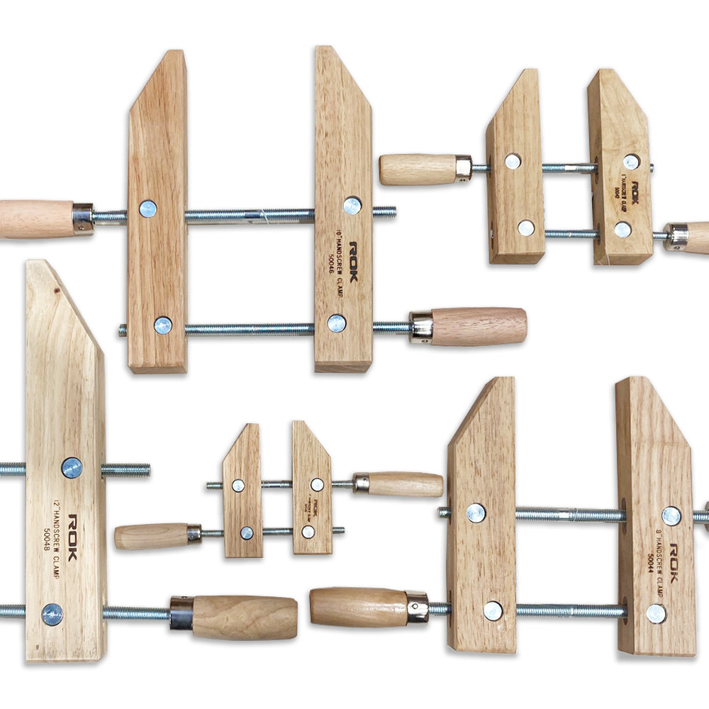 ROK Wooden Handscrew Clamp 4'', 6'', 8'', 10'', 12‘’