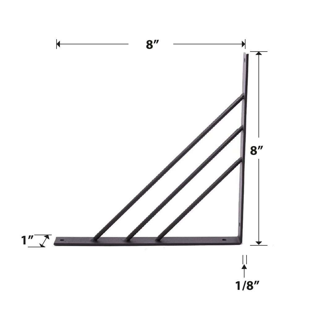 Shelf Support - 3 Bar Style