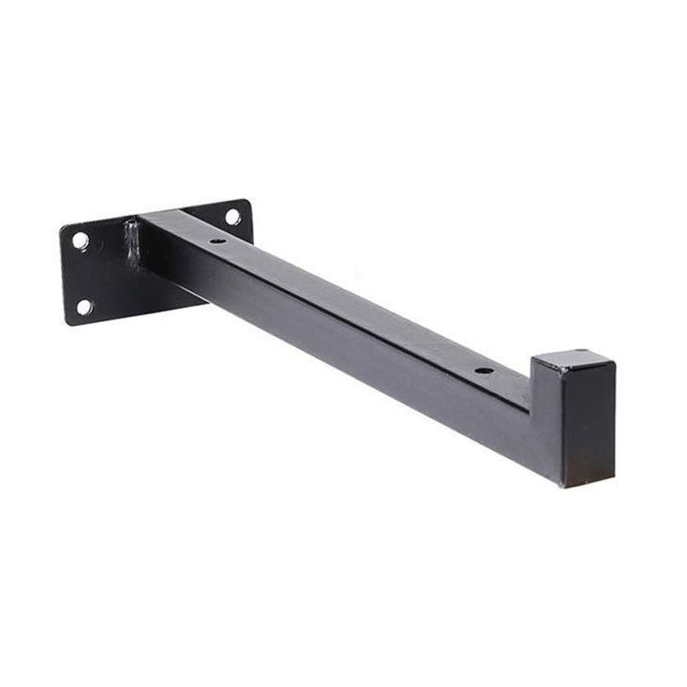 Black shelf support J Style - Lignum