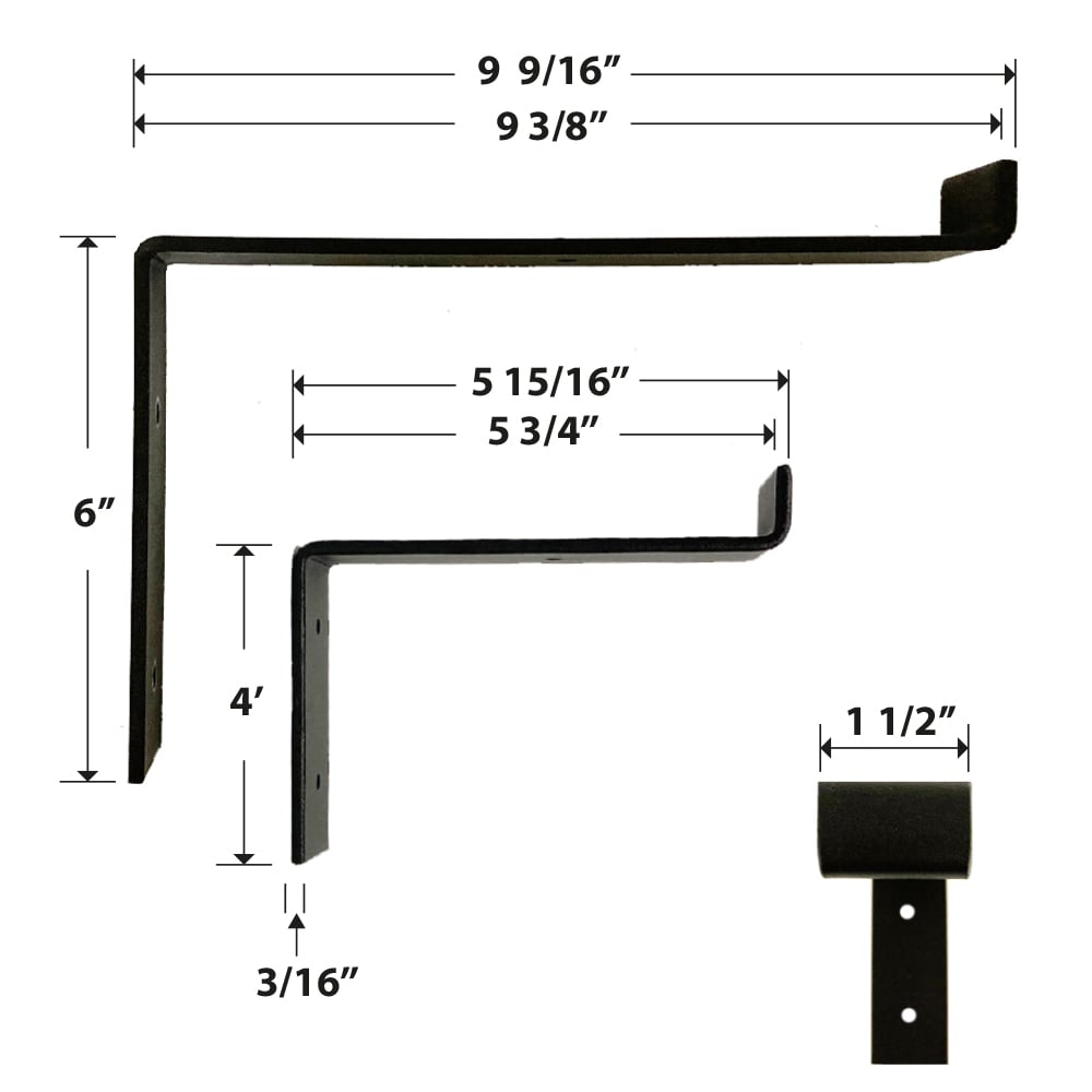 Shelf support Rustic style - Lignum