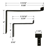 Shelf support Rustic style - Lignum