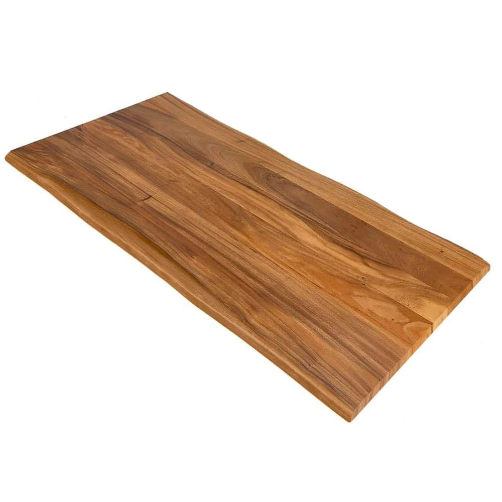 Satin lacquered Suar glued laminated panels - Live Edge - 1 1/2"