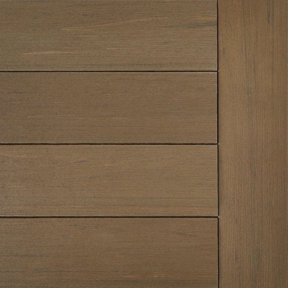 Planche de terrasse rainurée en Composite 1" x 6" TimberTech Terrain+ - Dark Oak