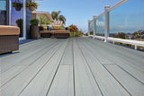 Planche de terrasse rainurée en Composite 1" x 6" TimberTech Prime+ - Sea Salt Gray