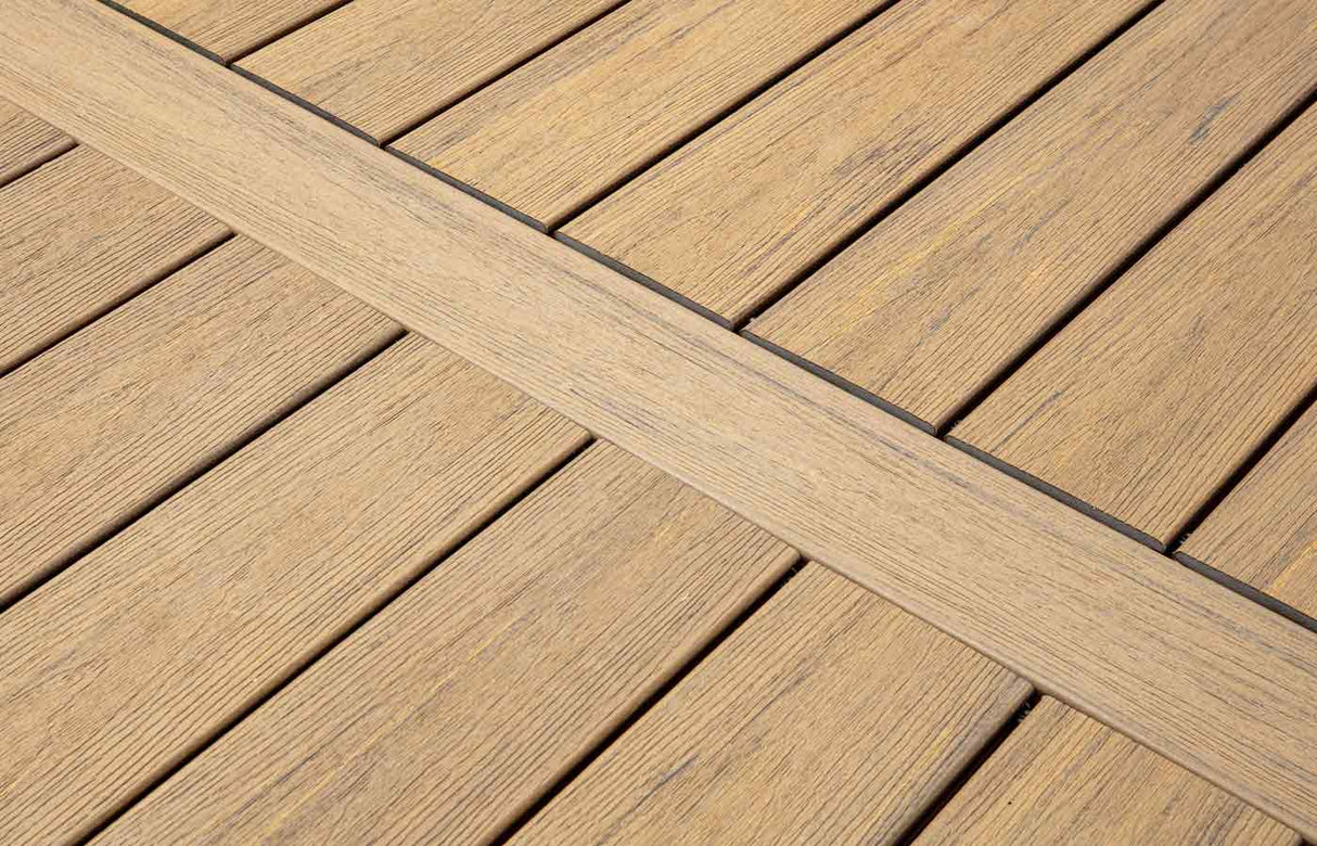 Grooved Decking Board 1"x6" TimberTech Composite Reserve - Antique Leather
