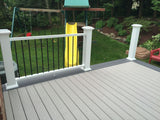 Planche de terrasse carrée en PVC Avancé 1" x 7 1/4" x 20' TimberTech Harvest - Slate Gray