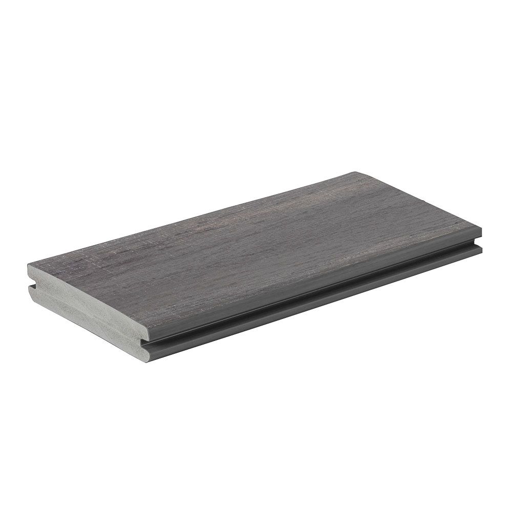 Grooved Decking Board 1"x6" TimberTech Advanced PVC Landmark - Castle Gate
