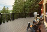 Planche de terrasse carrée en PVC Avancé 1" x 8" x 20' TimberTech Vintage - Dark Hickory