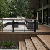 Square Decking Board 1"x6" TimberTech Advanced PVC Vintage - English Walnut