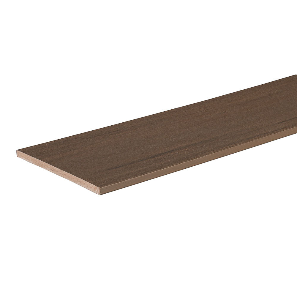 Riser 3/4" x 7 1/4" x 12'  TimberTech Advanced PVC Vintage - English Walnut