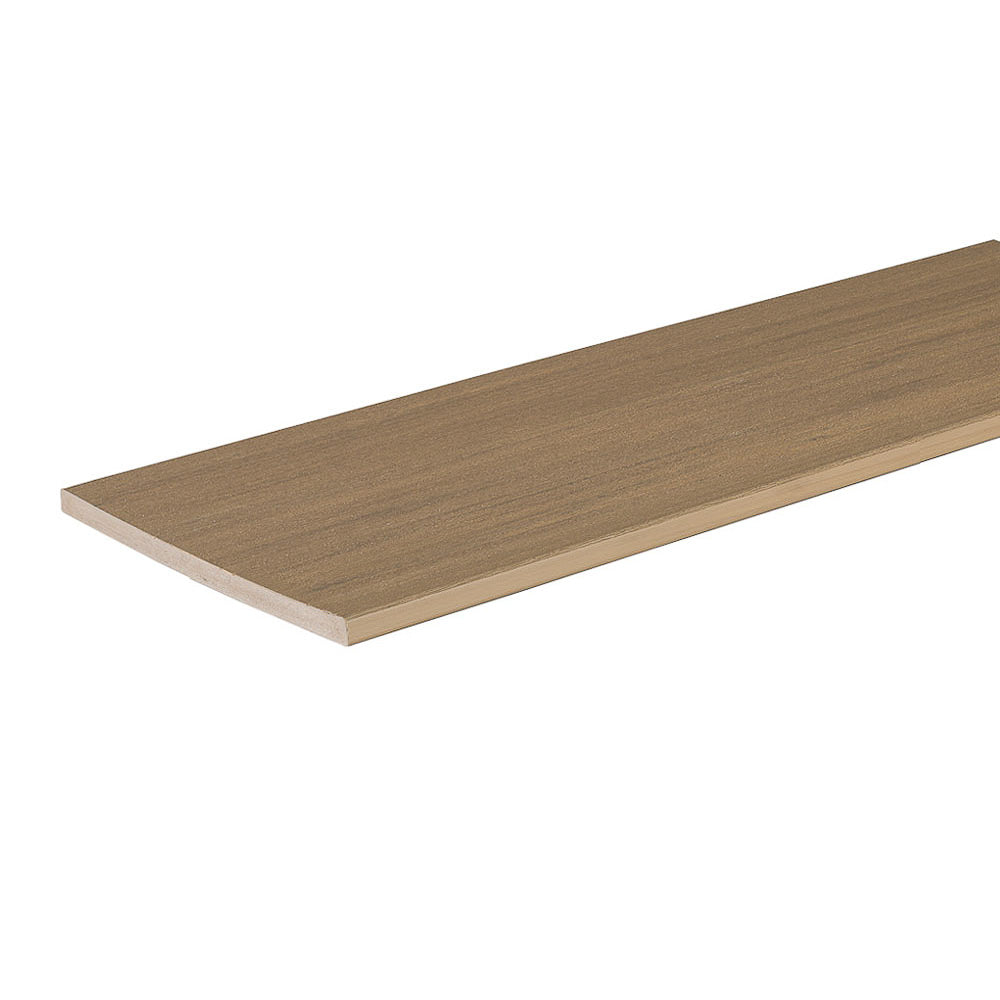 Riser 3/4" x 7 1/4" x 12'  TimberTech Advanced PVC Vintage - Weathered Teak