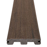 Planche de terrasse rainurée en Composite 1" x 6" TimberTech Prime+ - Dark Cocoa