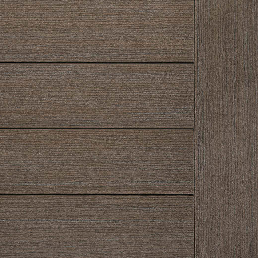 Planche de terrasse carrée en Composite 1" x 6" TimberTech Prime+ - Dark Cocoa