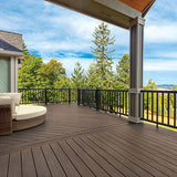 Planche de terrasse carrée en Composite 1" x 6" TimberTech Prime+ - Dark Cocoa