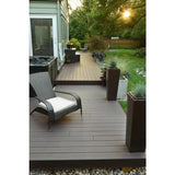 Planche de terrasse rainurée en Composite 1" x 6" TimberTech Legacy - Espresso