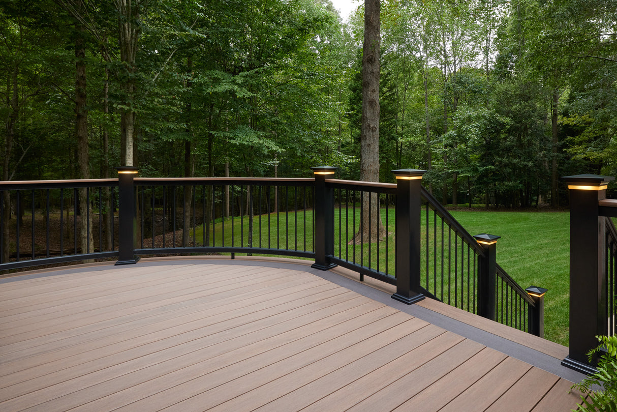 Riser 3/4" x 7 1/4" x 12'  TimberTech Advanced PVC Vintage - English Walnut