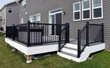 Aluminium railing 36"x72" Black - TimberTech