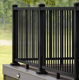 IRX Railing mounting post 3"x3"x38.25" Black - TimberTech