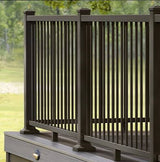 IRX Railing mounting post 3"x3"x38.25" Bronze - TimberTech