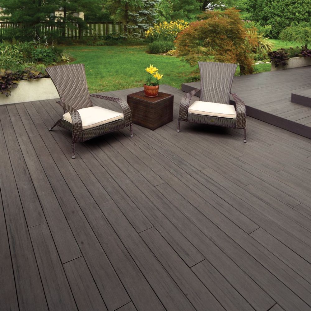 Planche de terrasse rainurée en Composite 1" x 6" TimberTech Legacy - Espresso