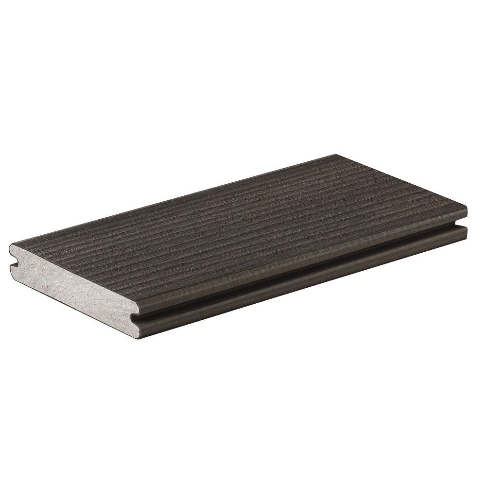 Planche de terrasse rainurée en Composite 1" x 6" TimberTech Legacy - Espresso