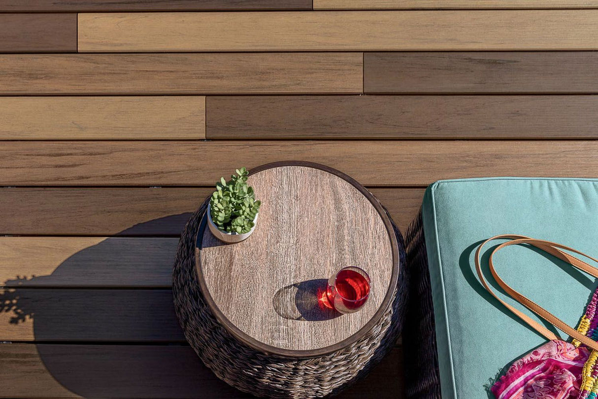 Planche de terrasse rainurée en Composite 1" x 6" TimberTech Legacy - Pecan